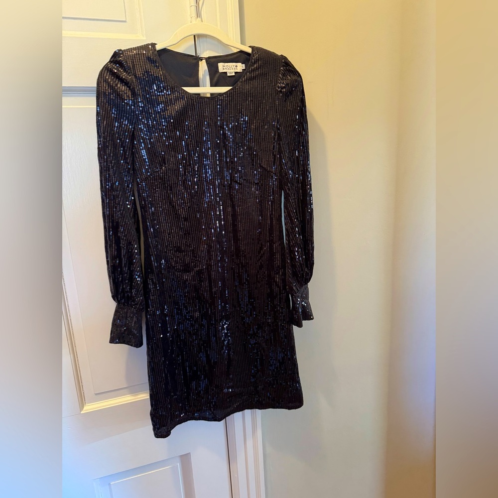 Molly Bracken sequenced dress